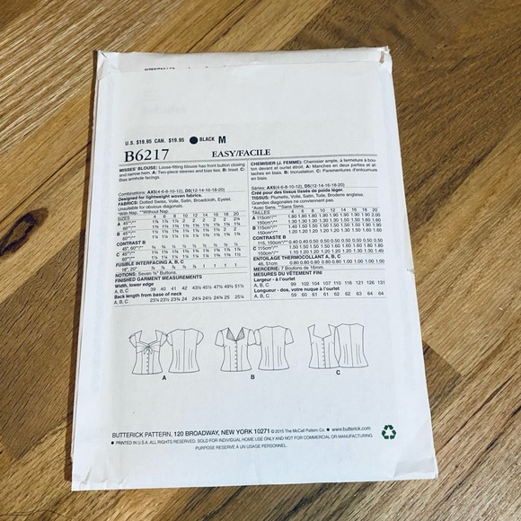 Lot of 5 sewing patterns simplicity and butterick sizes 8-22 - Picture 10 of 11